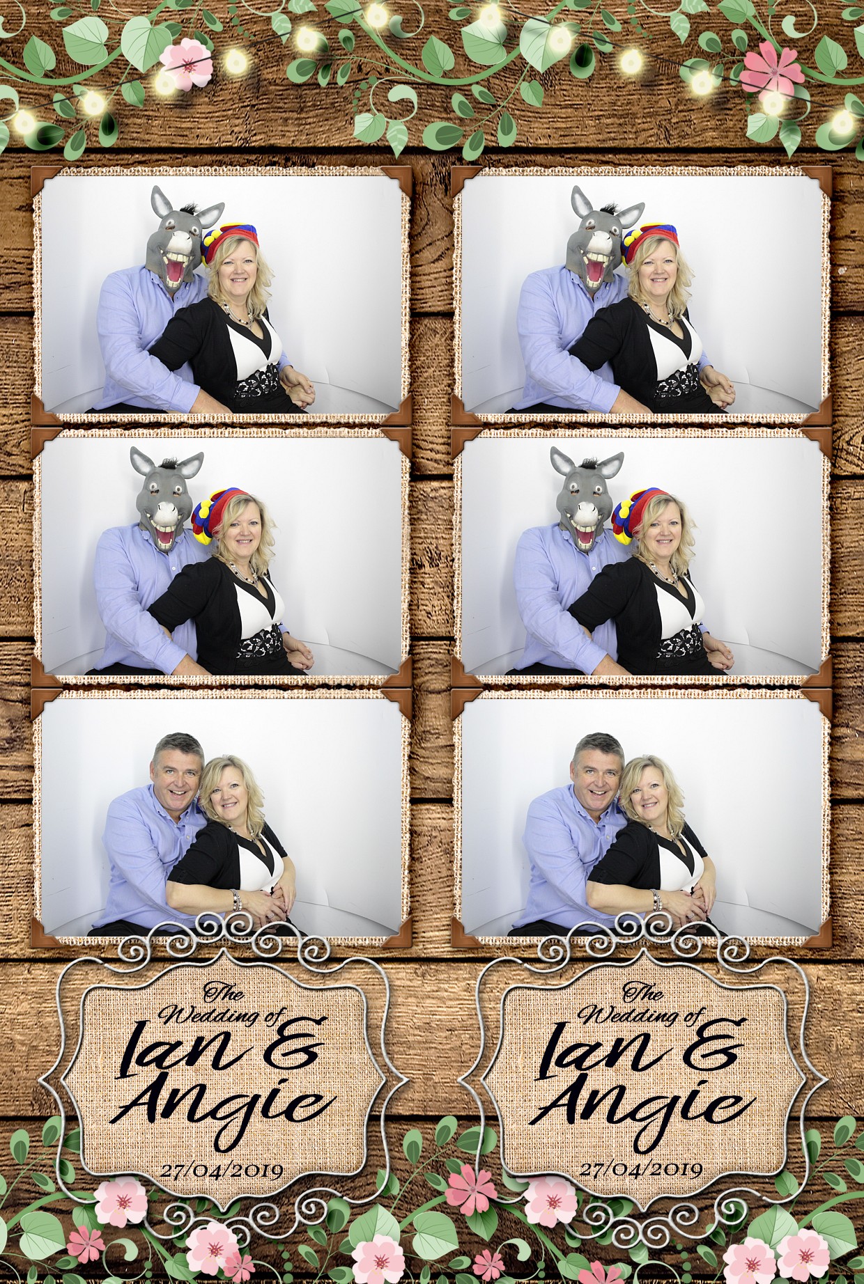 Ian & Angie’s wedding  | View more photos from the event at gallery.myphotoboothexperience.co.uk/u/MyPhotoBoothExperienceLtd/Ian-Angie’s-wedding